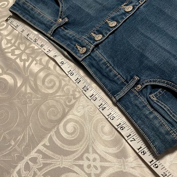 Gloria Vanderbilt All-around Slimming Effect button fly Rail Straight crops 16 - Picture 9 of 15